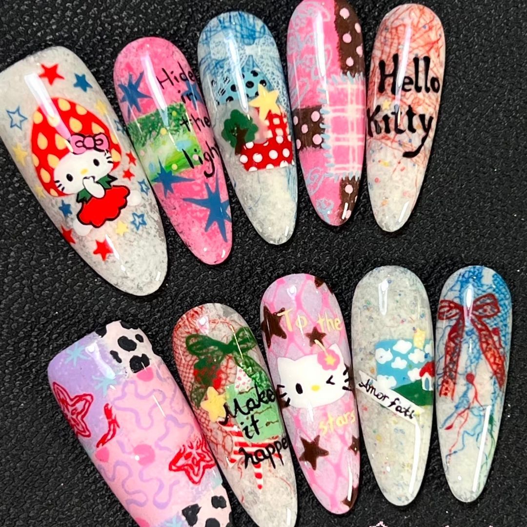 Artistic Stiletto Nail Set Stornfield