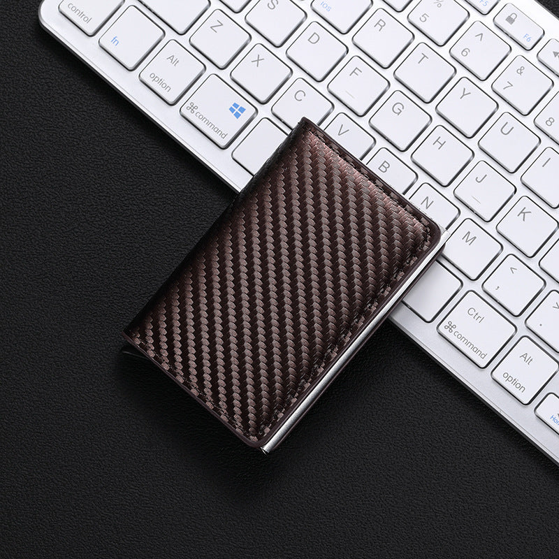 Premium Leather Business Card Holder Stornfield