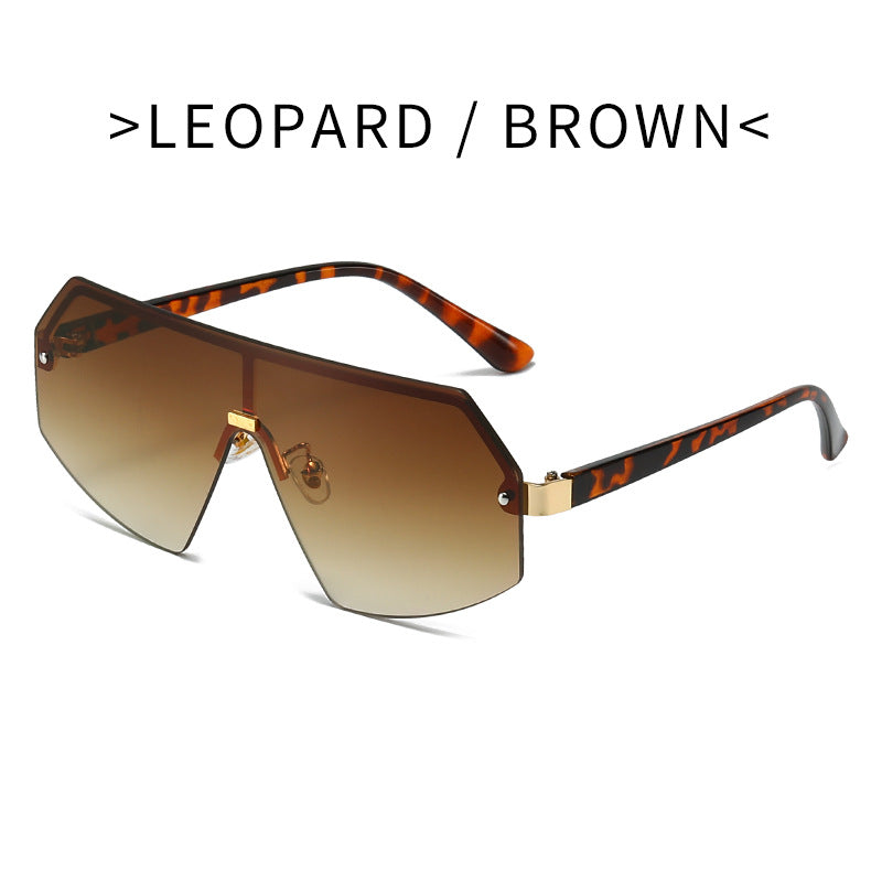 Women futuristic oversized sunglasses with innovative frame Stornfield
