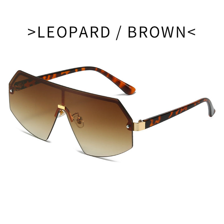 Women futuristic oversized sunglasses with innovative frame Stornfield