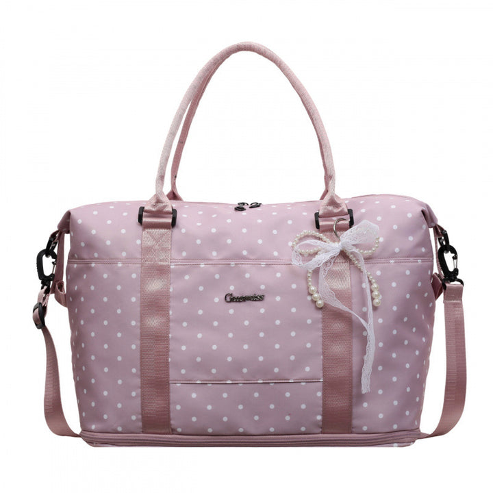 Chic Polka Dot Weekend Duffel Bag Stornfield