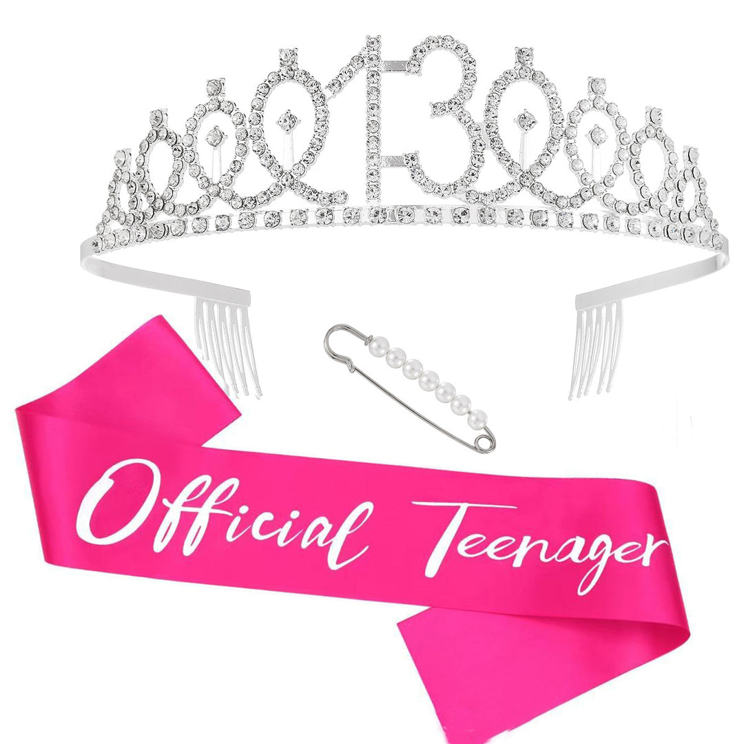 Ladies Glittering Crown with Swarovski Stones Stornfield