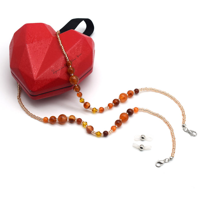 Handcrafted Beaded Eyewear Retainer Chain Stornfield