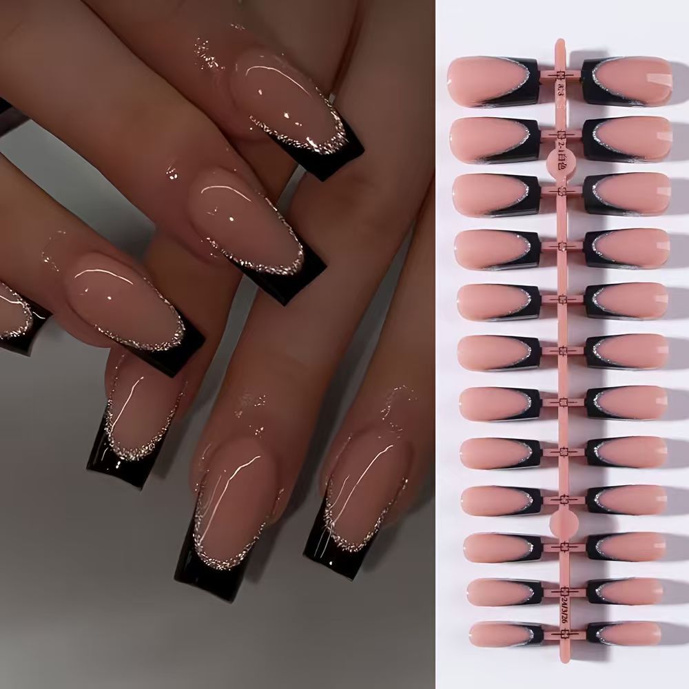 Premium Glossy Press-On Nail Set Stornfield