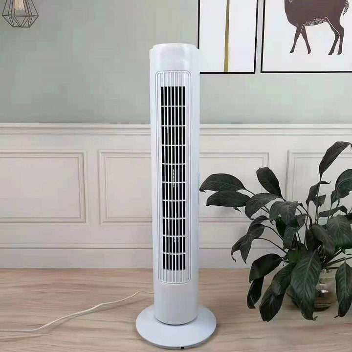 Cooling oscillating tower fan with remote control multi-speed bladeless vertical air circulator with timer Stornfield