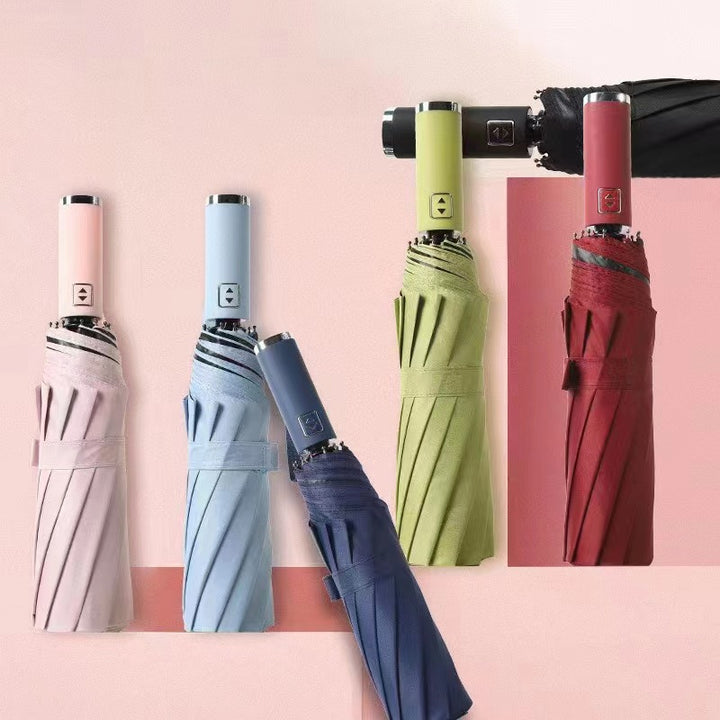 Women‘s Folding Umbrella with Innovative Wind Protection System Stornfield