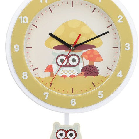Wall clock with colorful animal design Stornfield