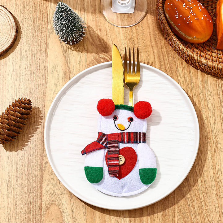 Funny Snowman Cutlery Holder Stornfield