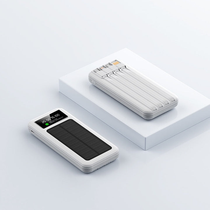 Solar Powerbank with Integrated Digital Display Stornfield