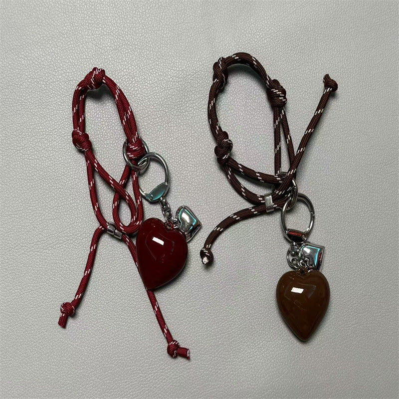Heart-Shaped Decorative Keychain Stornfield