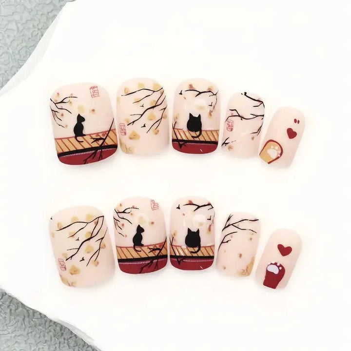 Halloween Nail Art Set with Creative Designs and Sparkling Details Stornfield