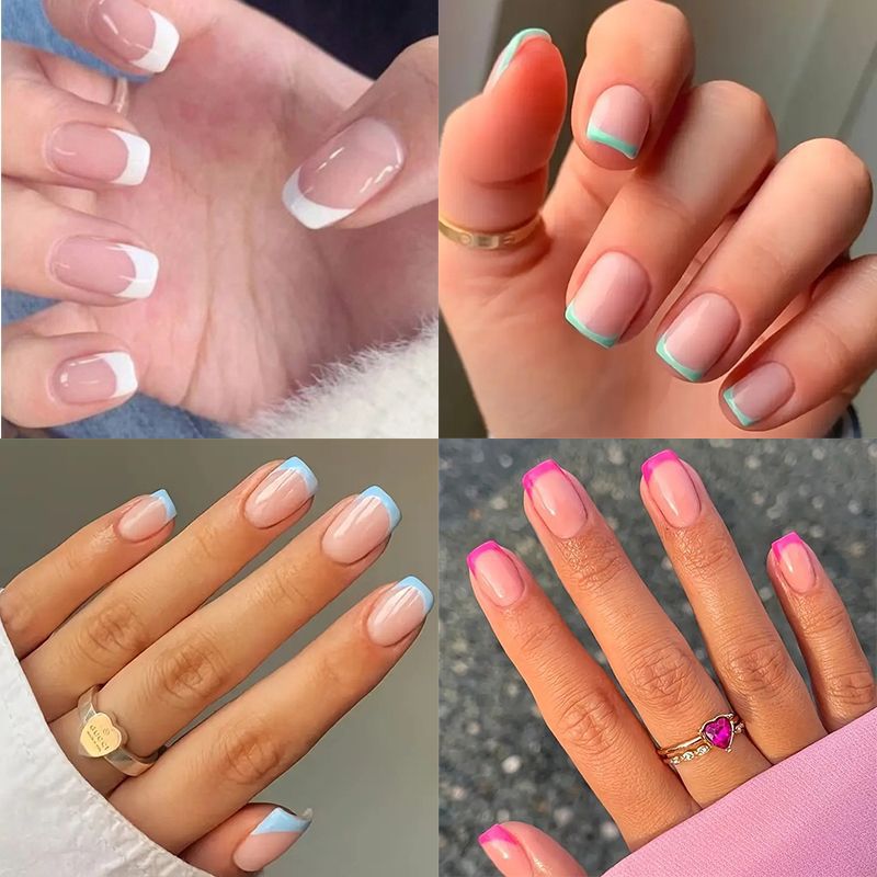 Chic French Tip Nail Enhancements Stornfield
