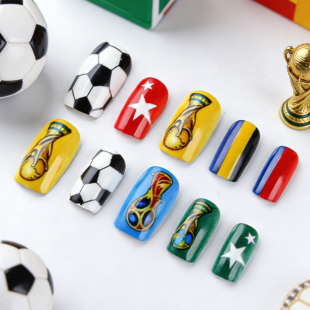 Sports-Themed Nail Art Set Stornfield