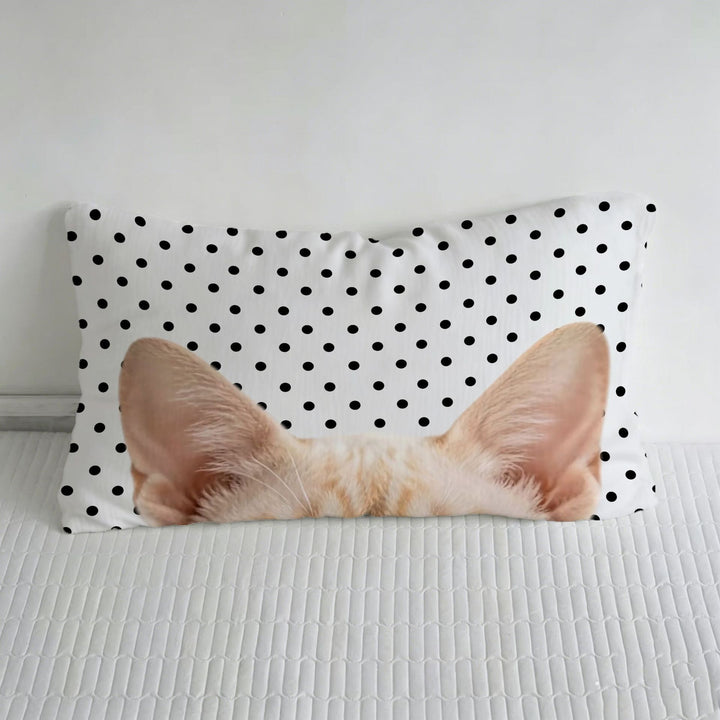 Fun Cat-Themed Decorative Pillow