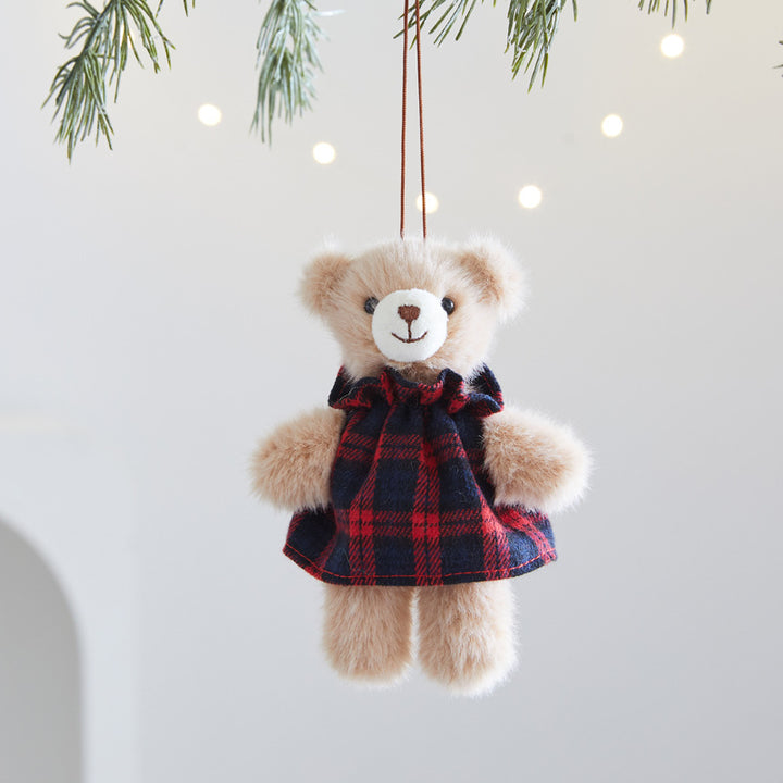 Cute Plush Bear Ornament