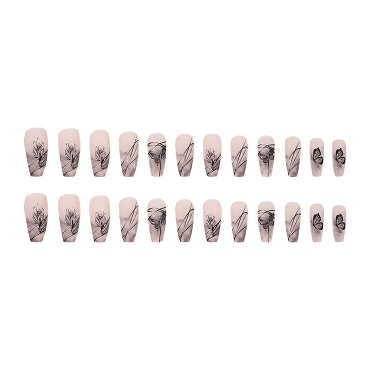 Artistic Abstract Nail Art Design