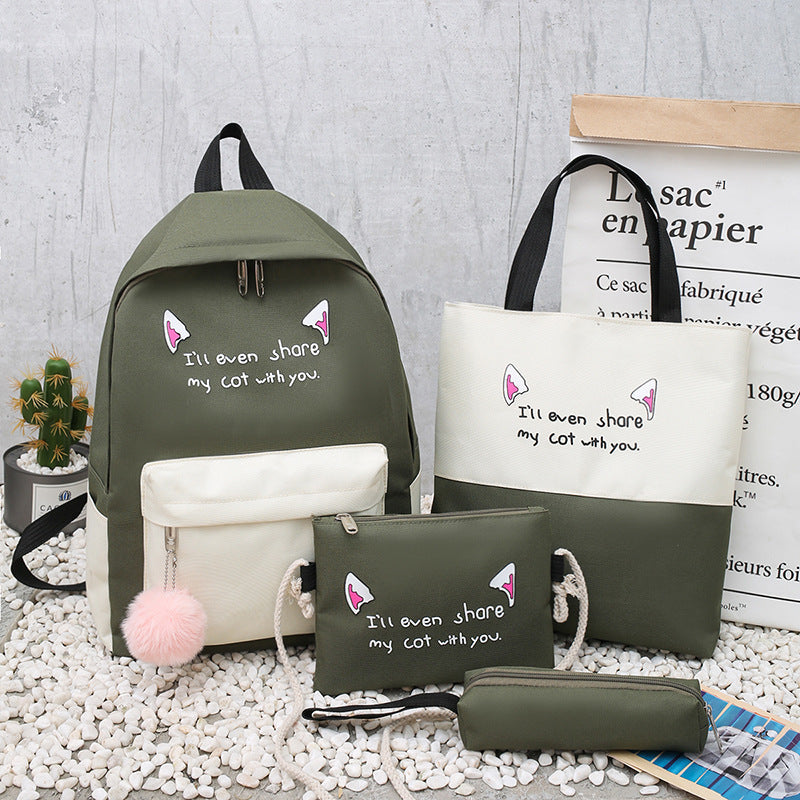 Cute Animal-Themed Backpack Set Stornfield