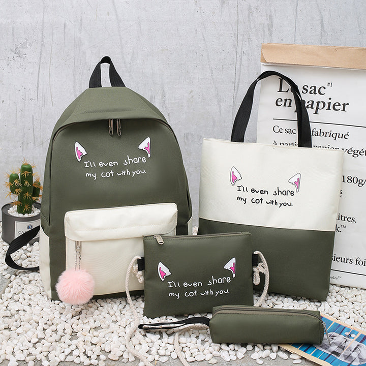 Cute Animal-Themed Backpack Set Stornfield