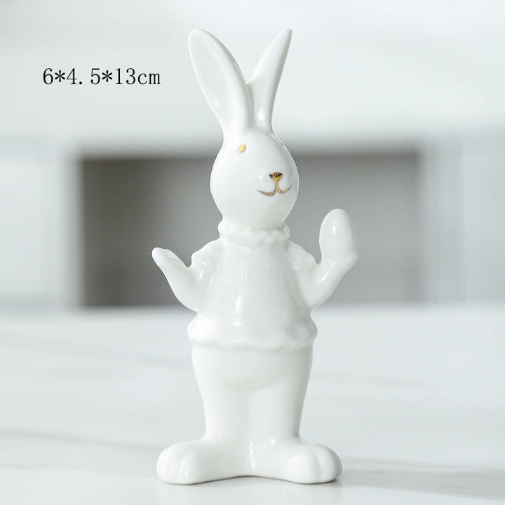 Ceramic Bunny Figurine Stornfeild