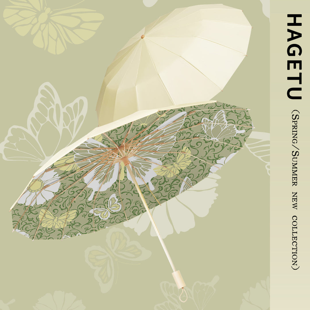 Ladies Folding Umbrella with Playful Animal Design Stornfield