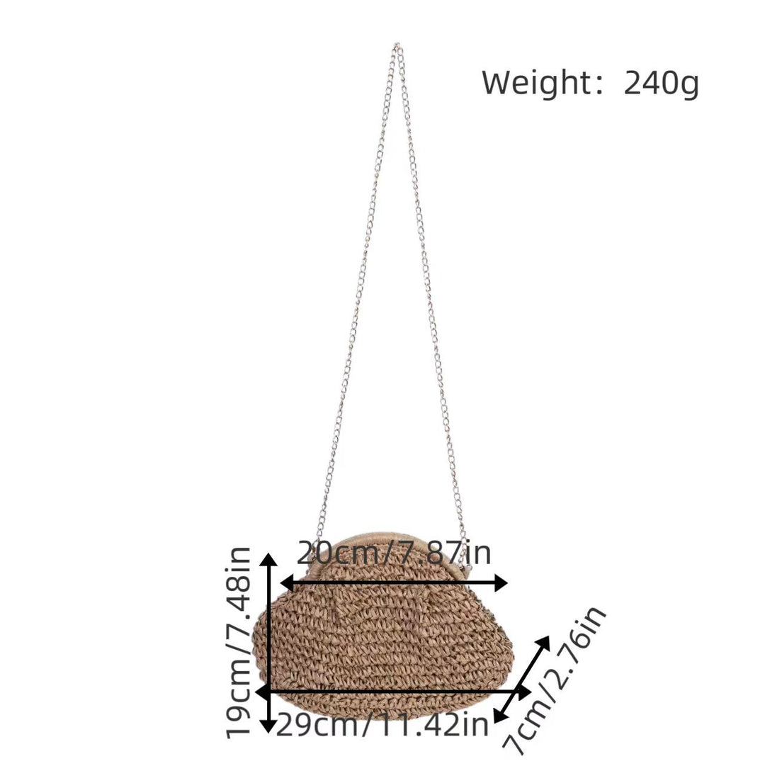 Handcrafted Shoulder Bag Made from Natural Materials Stornfield