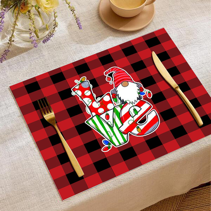 Festive Love-Themed Placemats