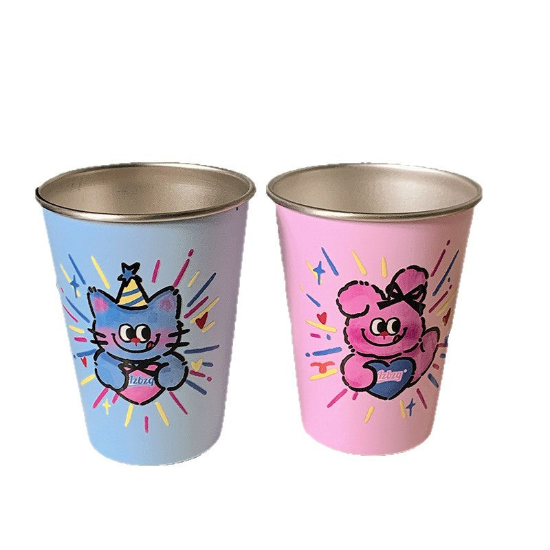 Insulated mug with cheerful bear motif Stornfield