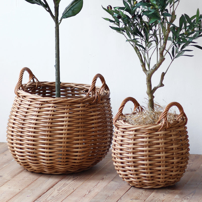 Handcrafted storage basket Stornfield