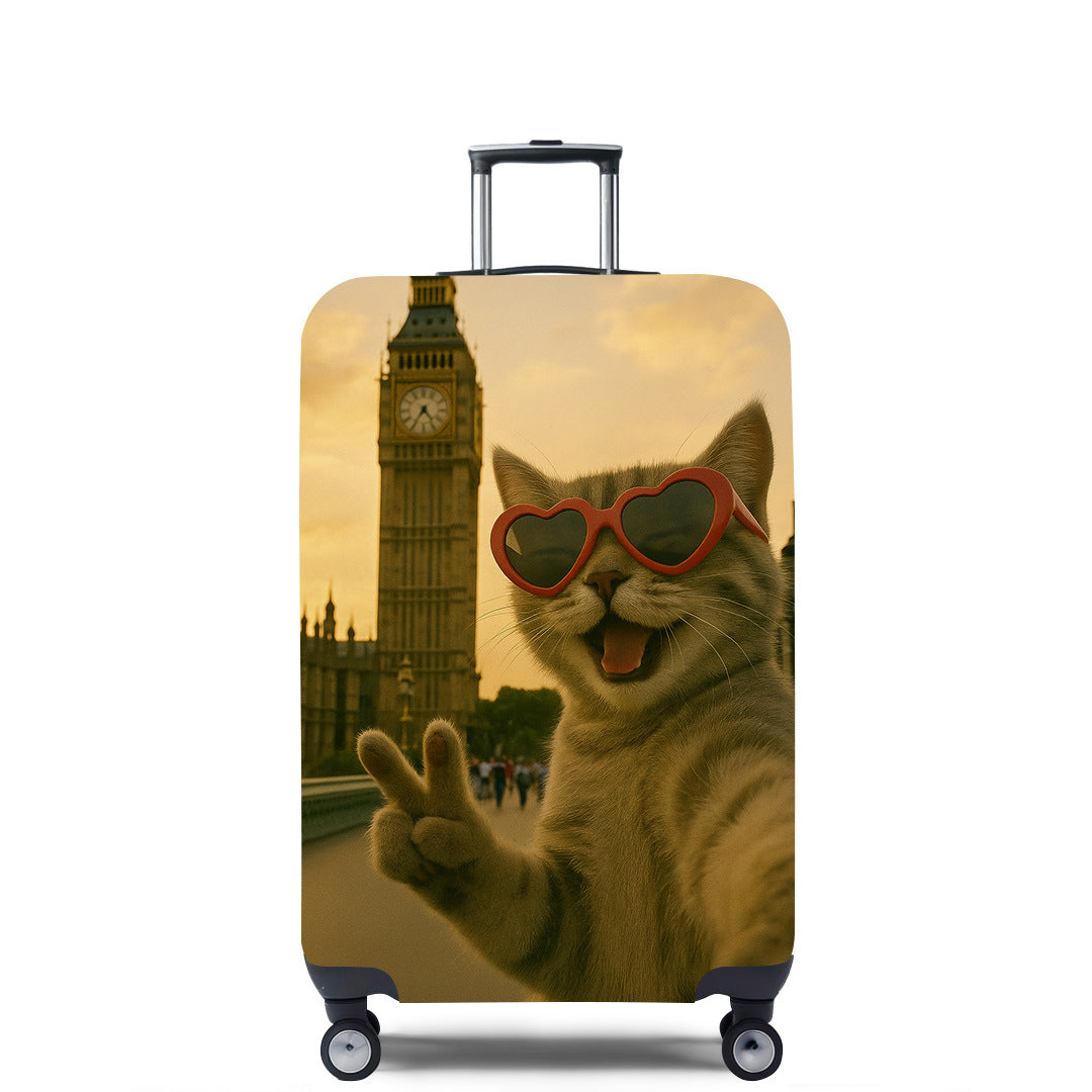 Unisex hard shell travel suitcase with cute animal design Stornfield
