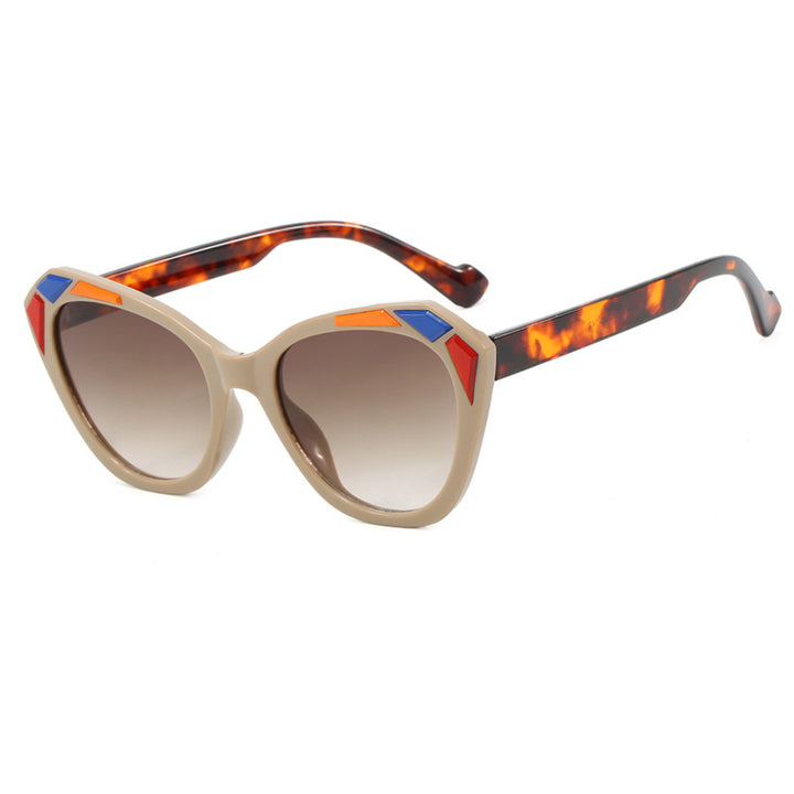 Ladies Cat Eye Sunglasses with Fashionable Details Stornfield