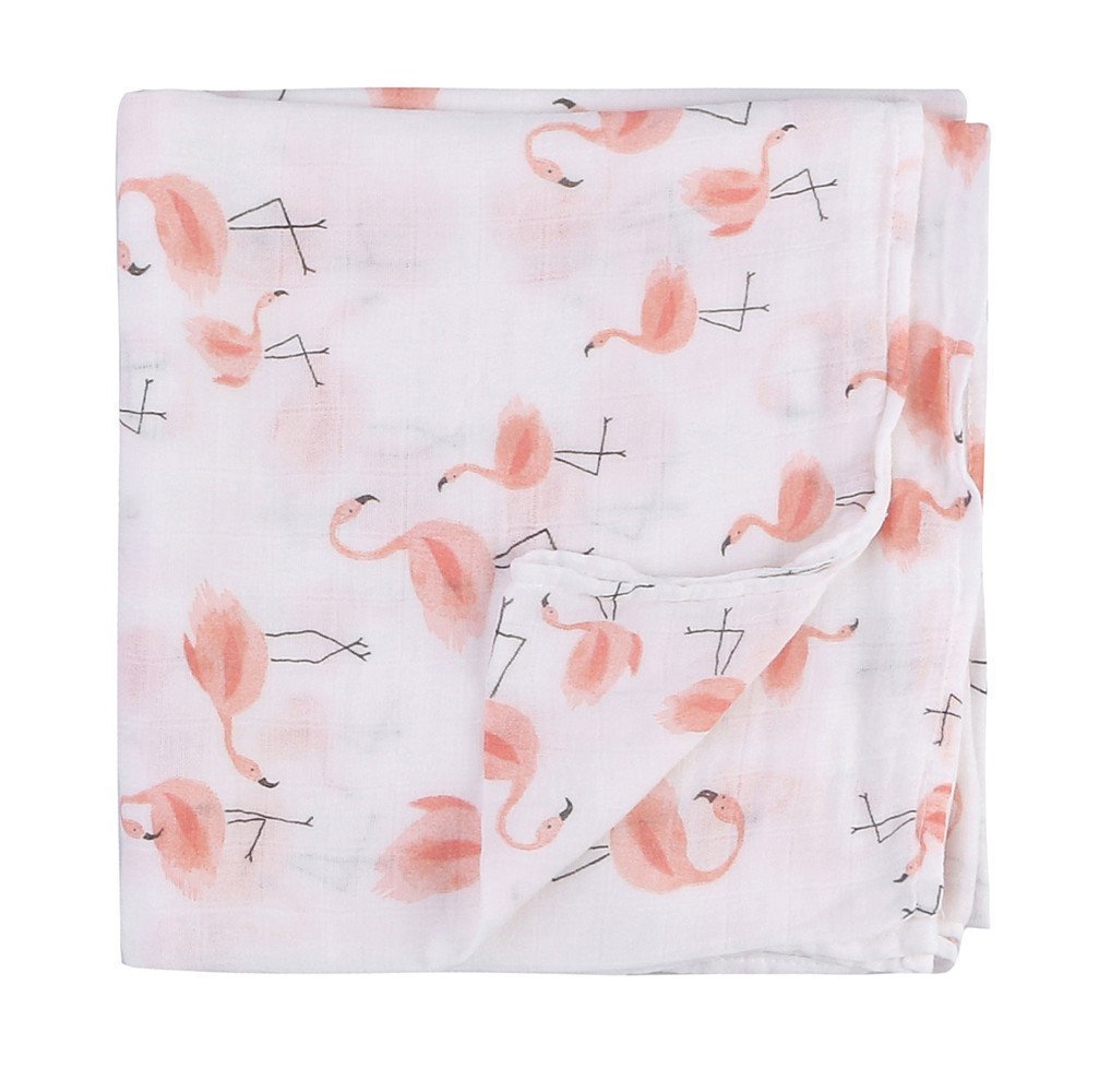 Cotton Muslin Baby Blanket with Heart Pattern Stornfield