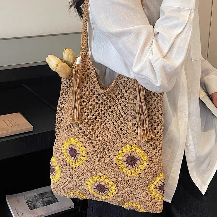 Leisure Beach Bag with Floral Details Stornfield