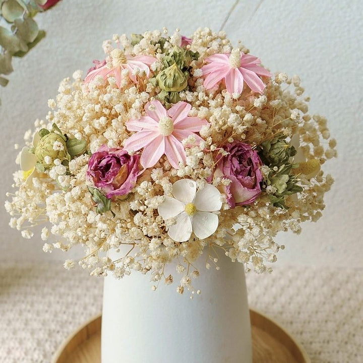 Dried Floral Bouquets with Decorative Accents