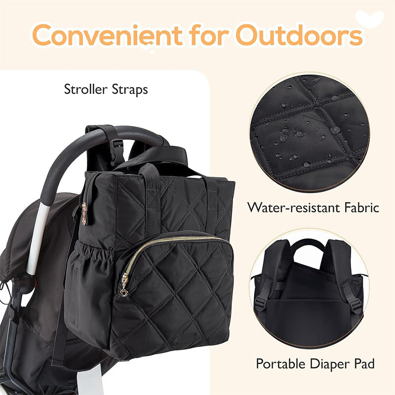 Padded backpack with versatile compartments Stornfield