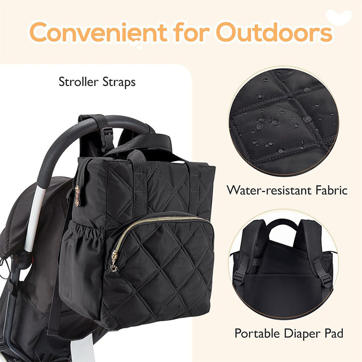 Padded backpack with versatile compartments Stornfield