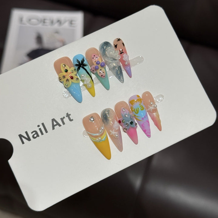 Creative Nail Art Tips Set