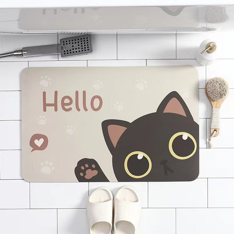 Abstract Landscape Bath Mat Stornfield