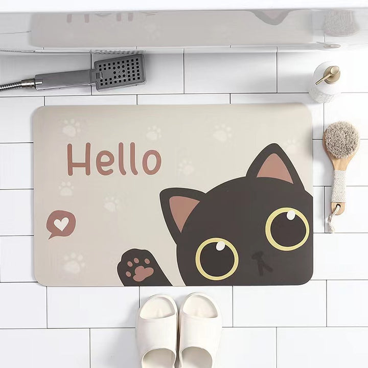 Abstract Landscape Bath Mat Stornfield