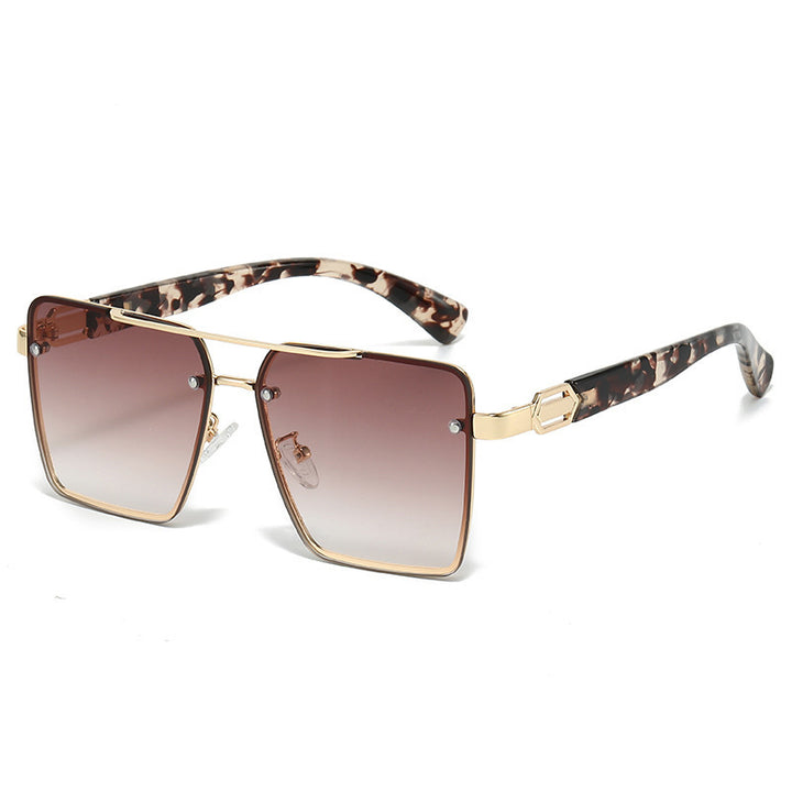 Women square sunglasses with elegant metal frame Stornfield