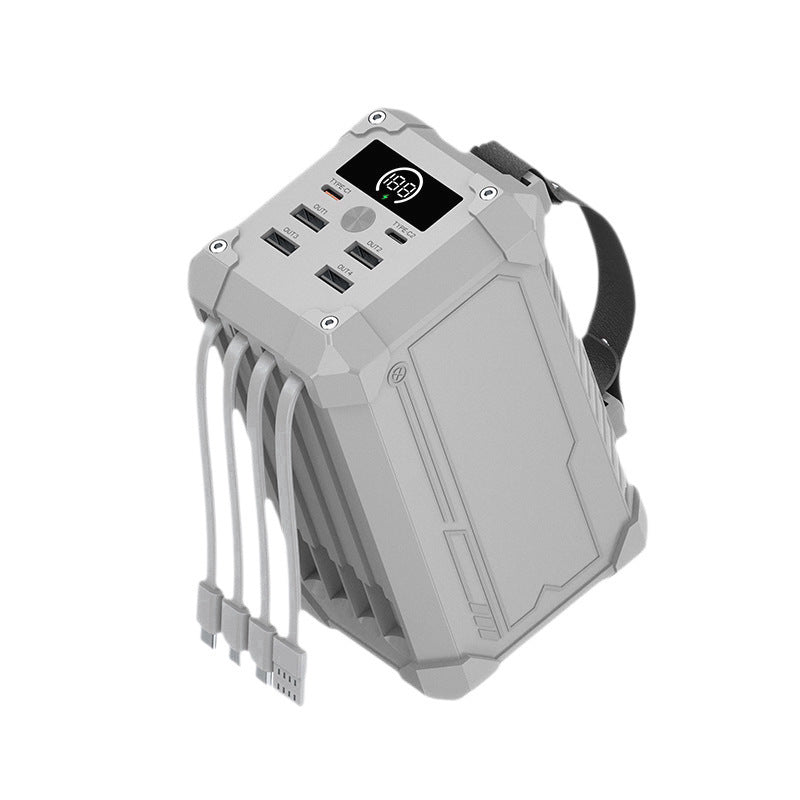 Portable multifunctional power bank with four USB ports and digital display Stornfield