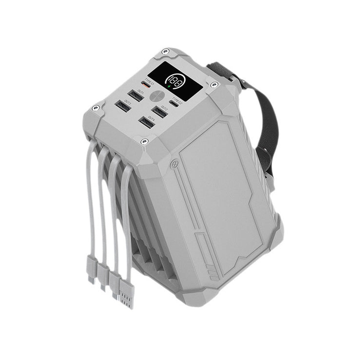Portable multifunctional power bank with four USB ports and digital display Stornfield