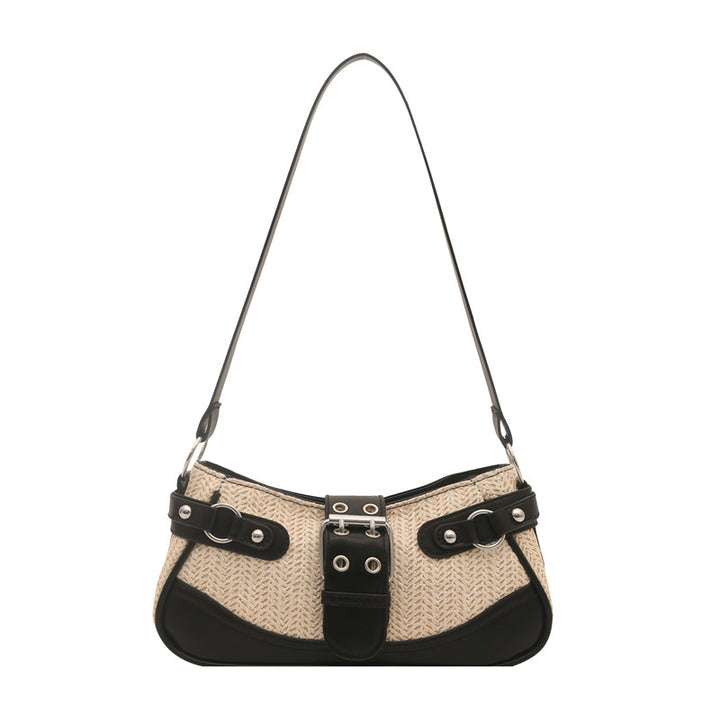 Textured Woven Handbag