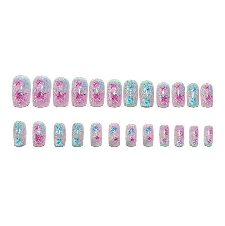 Artificial nails with sparkling star design Stornfield