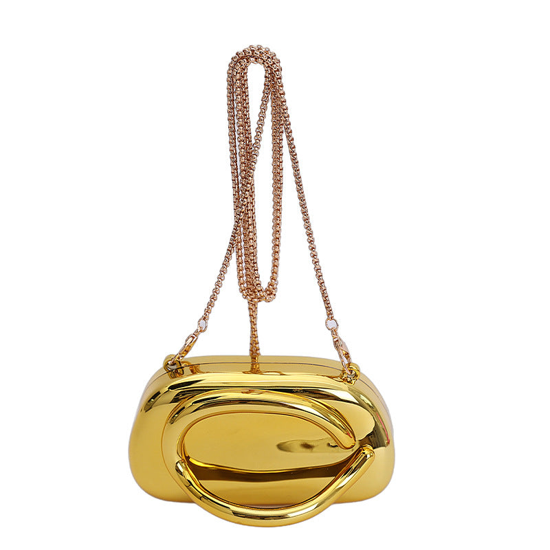 Chic Metallic Evening Clutch Stornfield