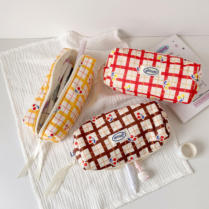 Fashionable Plaid Pencil Case Stornfield