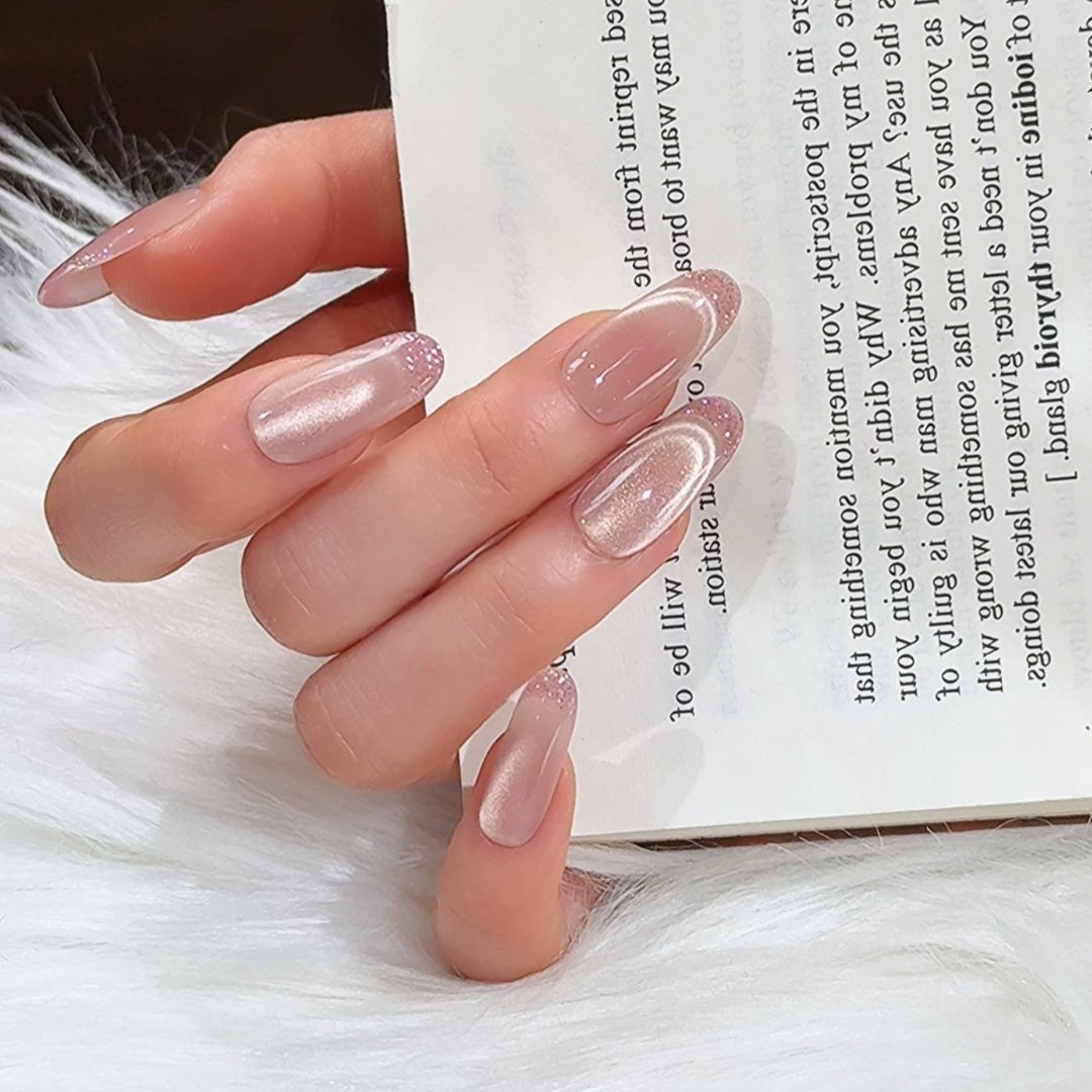 Elegant Gradient Press-On Nails Stornfield