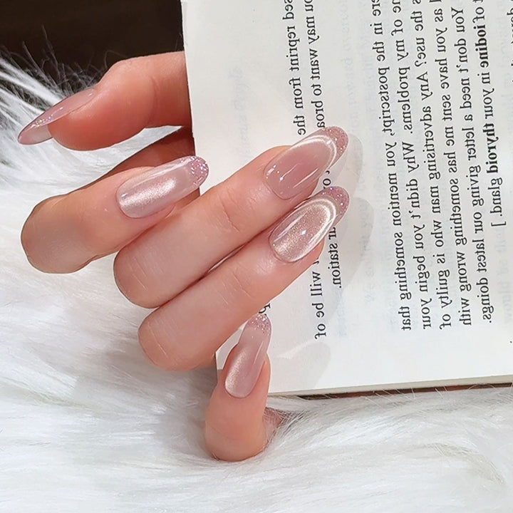 Elegant Gradient Press-On Nails Stornfield