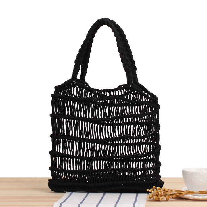 Fashionable Braided Tote Bag with Inner Pouch Stornfield