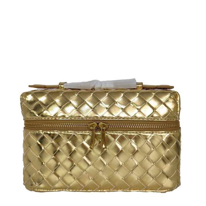 Structured Woven Satchel Bag Stornfield