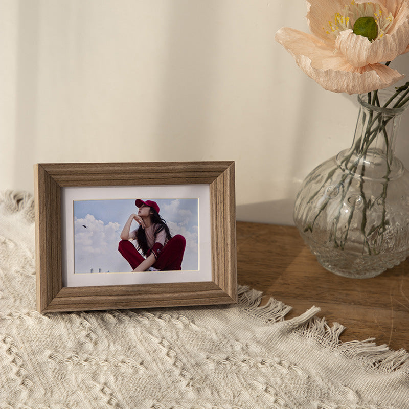 Elegant Wooden Photo Frame for Wall Display